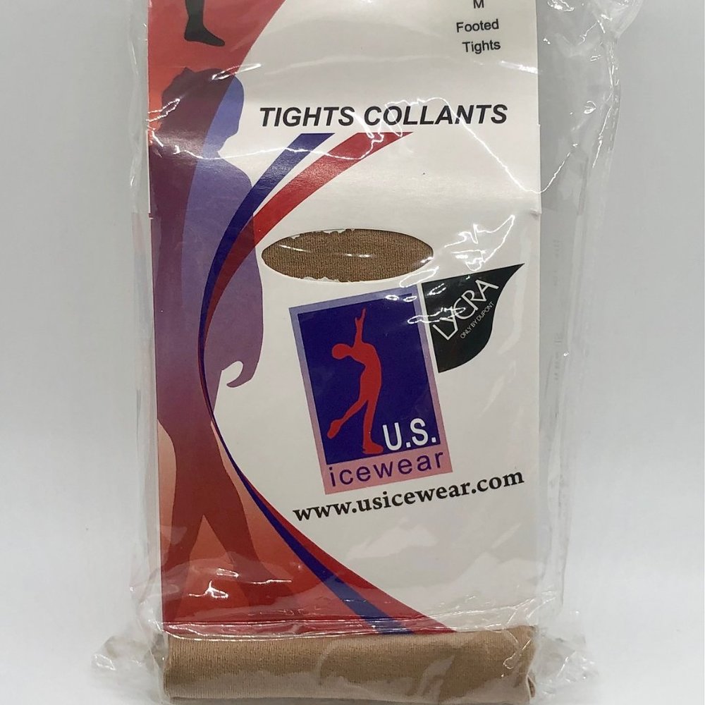 Figure Skating Tights Footed Adult Size Medium Nylon-Lycra BRAND NEW